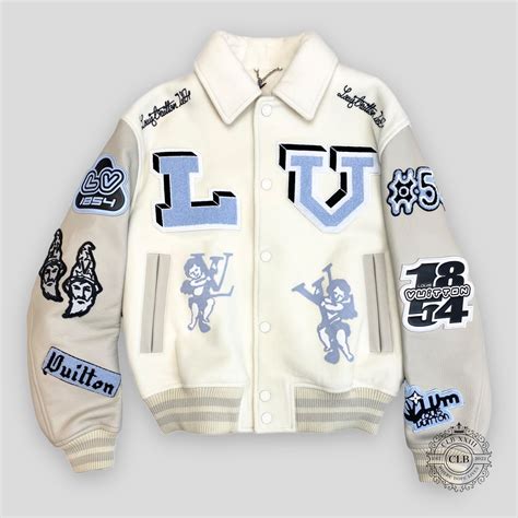 louis vuitton varsity jacket bugs bunny|louis vuitton leather jacket.